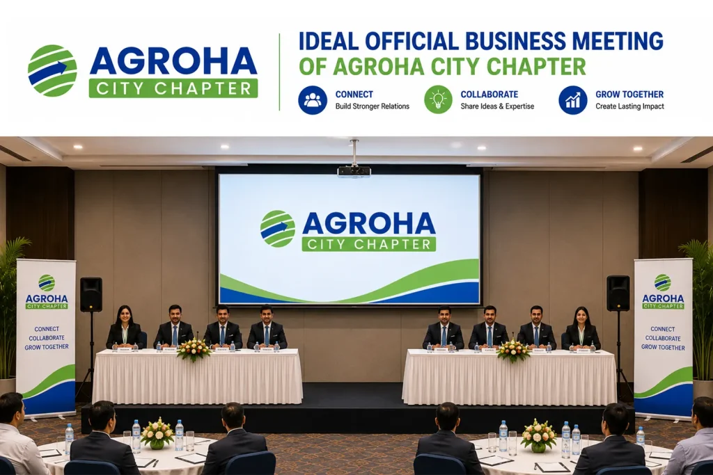 The Professional Showcasing & Layout of AGROHA Business Meetings