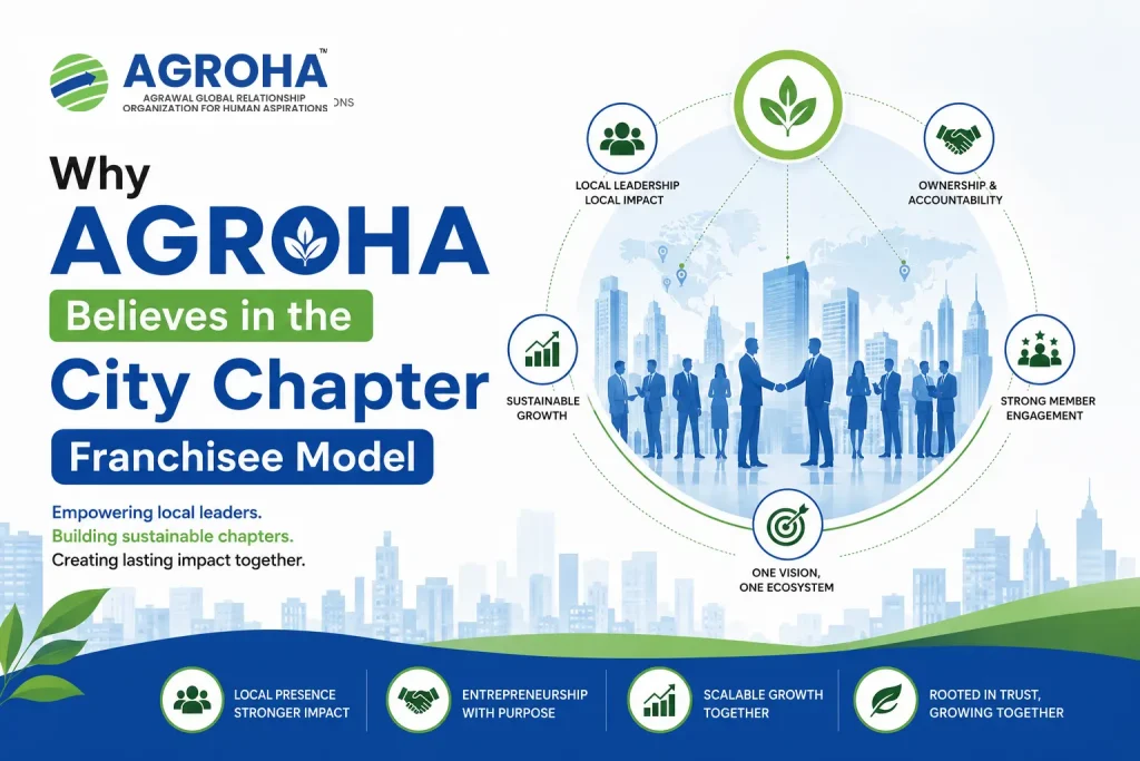 Why AGROHA Believes in the City Chapter Franchisee Model